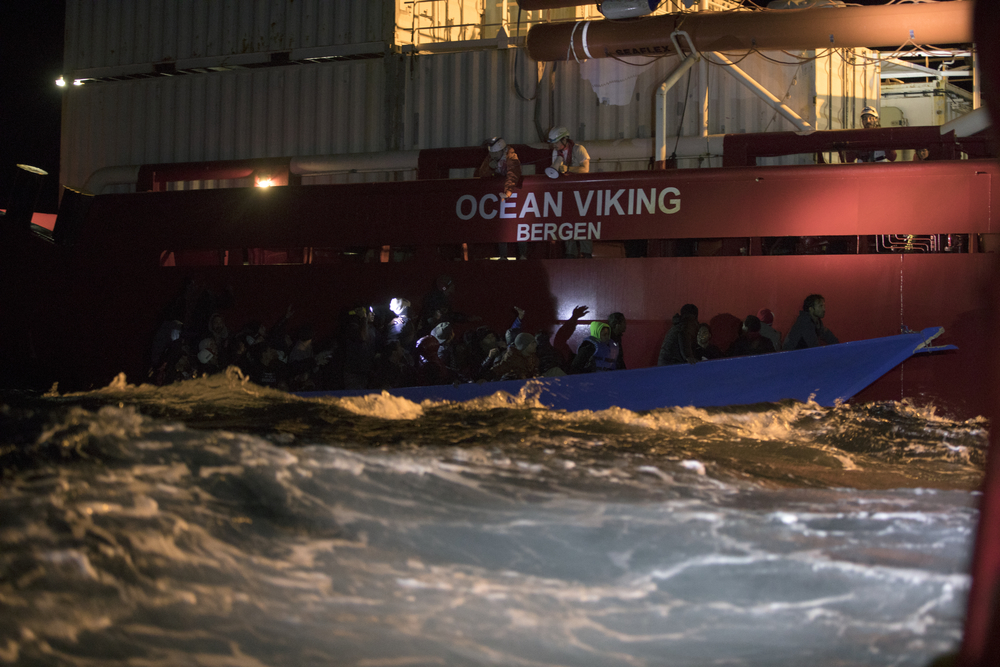 Ocean Viking Διάσωση