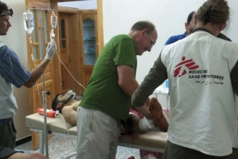Έως τα μέσα Αυγούστου είχαμε νοσηλεύσει 300 τραυματίες και χειρουργήσει 150  © MSF