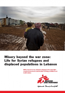 Misery beyond the war zone: Life for Syrian refugees and displaced populations in Lebanon